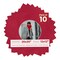 Red Suede Mat Board for 20x20 Frames - Circle Opening for 12x12 Photos